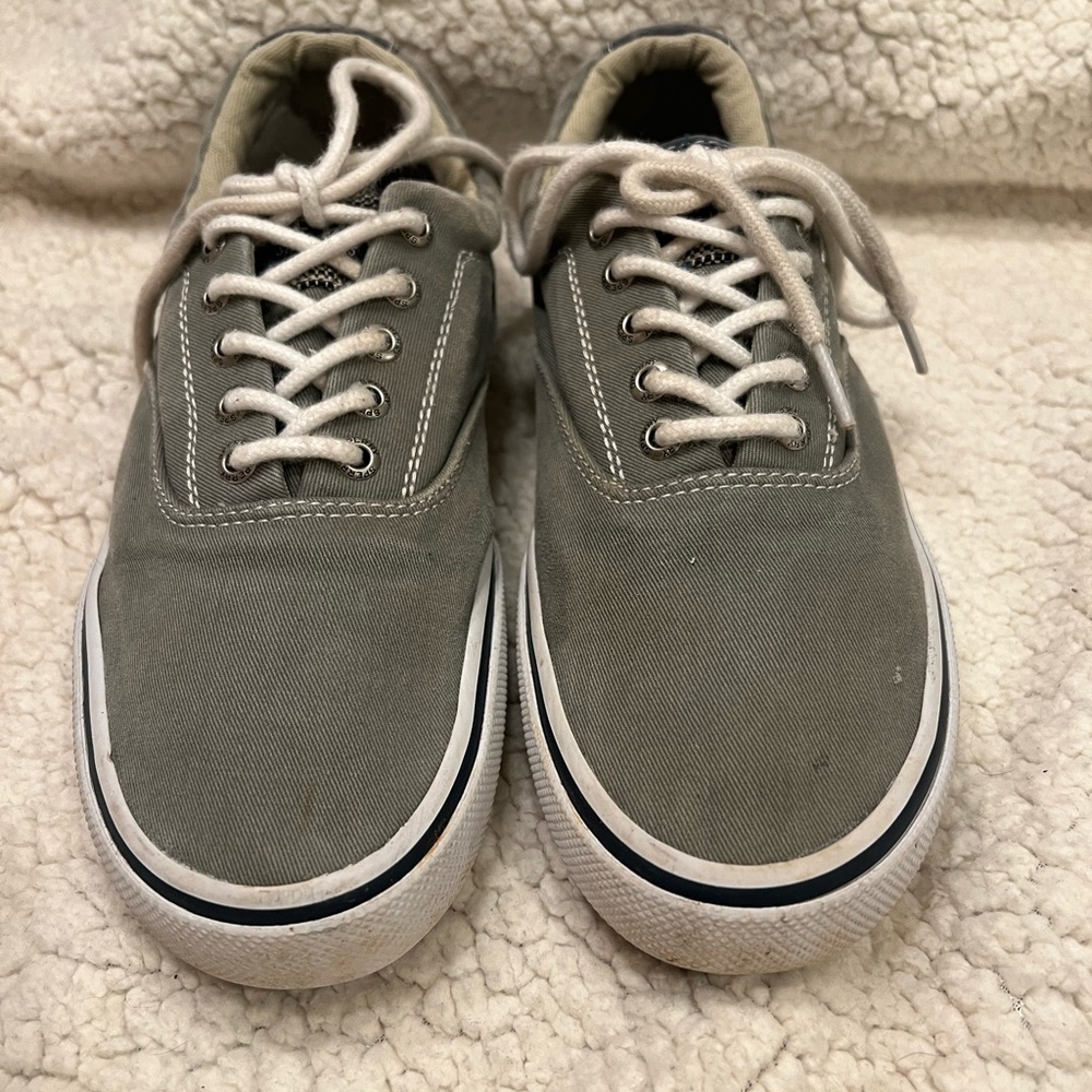 Men's  Sperry Classic Gray Canvas Sneakers